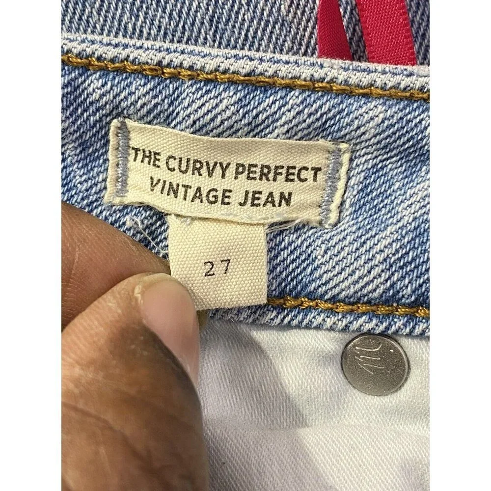 Madewell‎ Women's The Curvy Perfect Vintage Jean Size 27 MC594